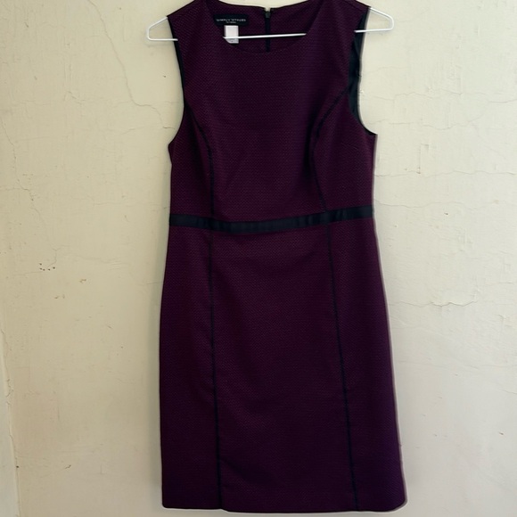 Simply Styled Dresses & Skirts - Simply Styled purple sleeveless shift dress lined size S